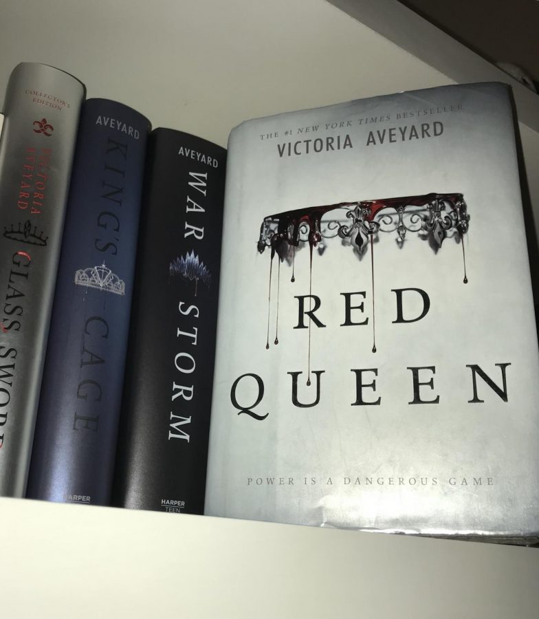 New York Times bestselling series, Red Queen by Victoria Aveyard.