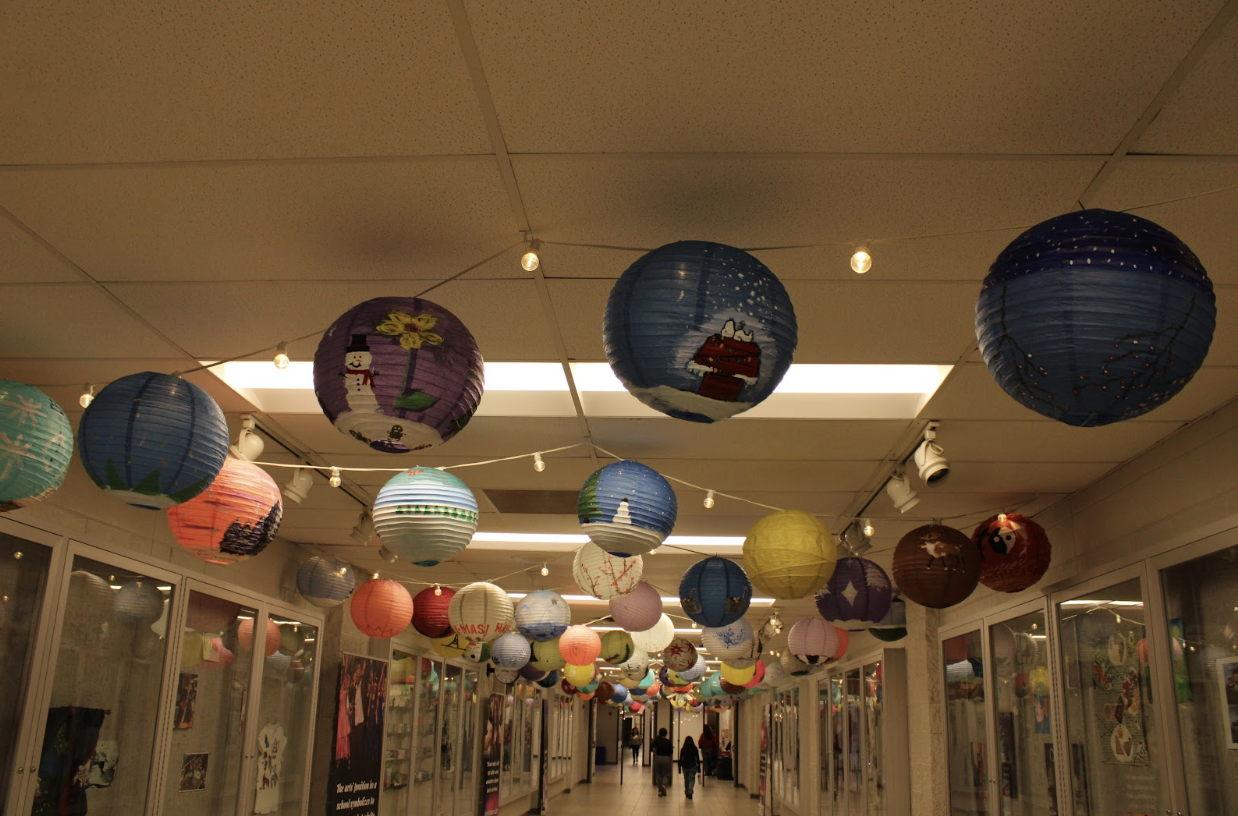 The halls of BHS are decorated to the brim with lights, lanterns and trees all in preparation for Winterfest. 