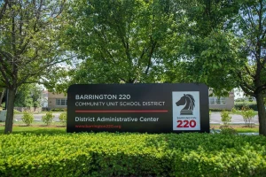 The Barrington 220 district administrative center, at 515 W Main St.